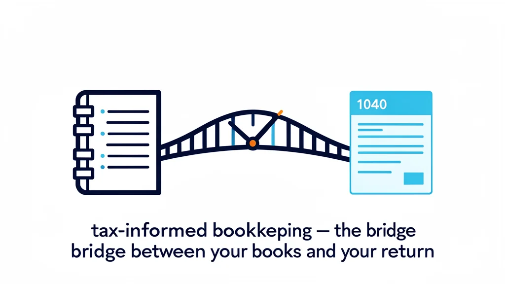 A bridge over still water — representing the clean, organized handoff OTD Bookkeeping delivers at year-end.